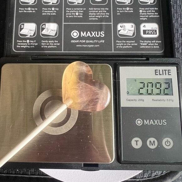 Rainbow Fluorite Crystal Lollipop‎ - Picture 12 of 13